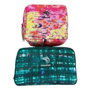 Heralbony Soft Toiletries Pouch Japan Airlines Business Class JAL Cosmetic Case